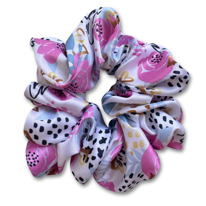 Floral Abstract Scrunchie
