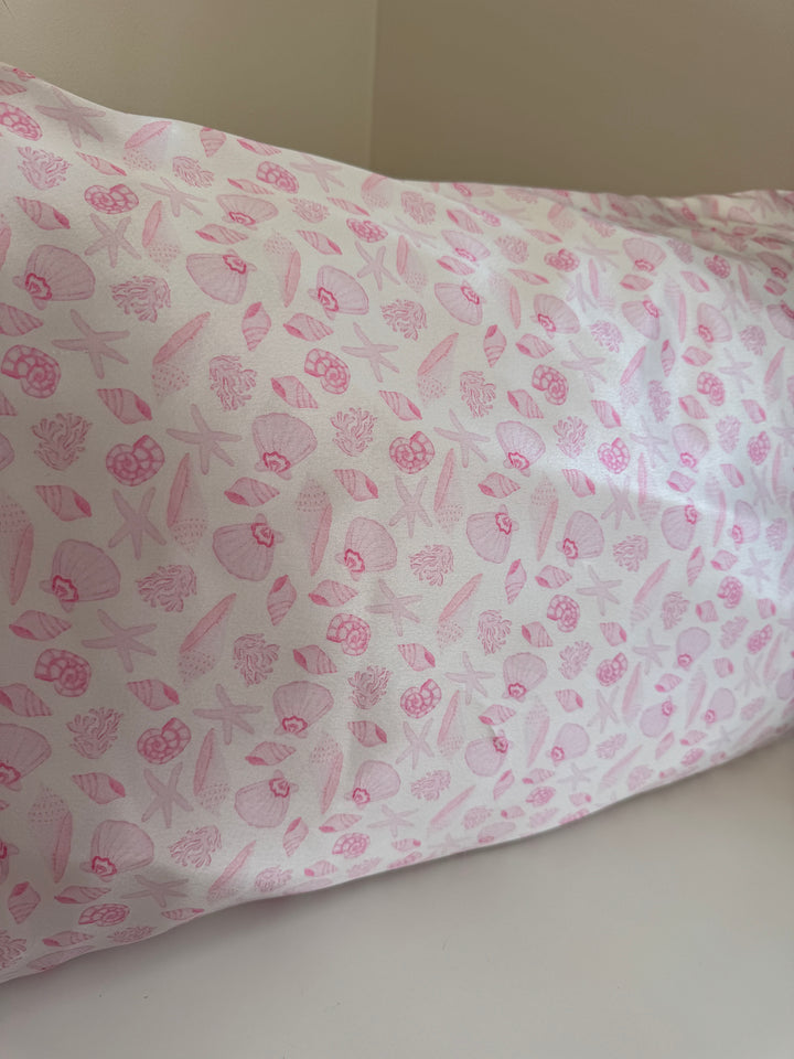 Pink seashell Satin Pillowcase